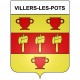 Villers-les-Pots 21 ville Stickers blason autocollant adhésif