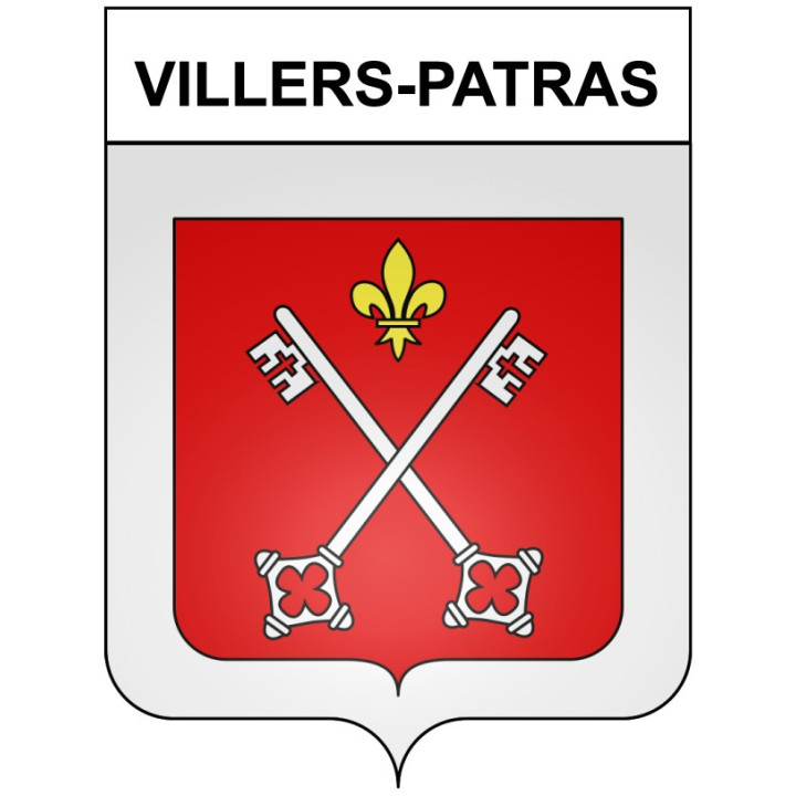 Omps Sticker wappen, gelsenkirchen, augsburg, klebender aufkleber