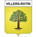 Villers-Rotin 21 ville Stickers blason autocollant adhésif