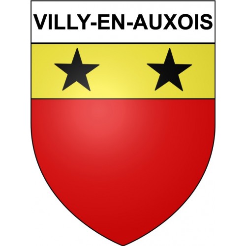 Villy-en-Auxois 21 ville Stickers blason autocollant adhésif