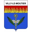 Villy-le-Moutier 21 ville Stickers blason autocollant adhésif