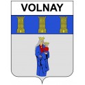 Pegatinas escudo de armas de Volnay adhesivo de la etiqueta engomada