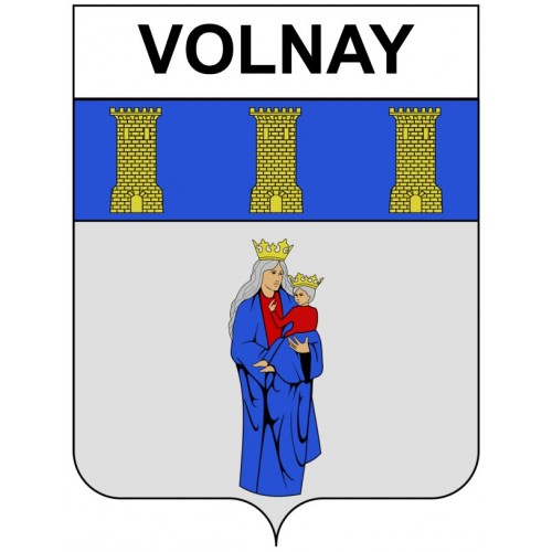 Volnay 21 ville Stickers blason autocollant adhésif