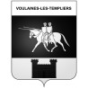 Voulaines-les-Templiers 21 ville Stickers blason autocollant adhésif