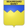 Beauregard-Baret 26 ville Stickers blason autocollant adhésif