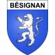 Bésignan 26 ville Stickers blason autocollant adhésif