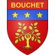 Bouchet 26 ville Stickers blason autocollant adhésif