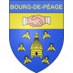 Bourg-de-Péage 26 ville Stickers blason autocollant adhésif