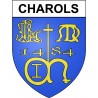Omps Sticker wappen, gelsenkirchen, augsburg, klebender aufkleber