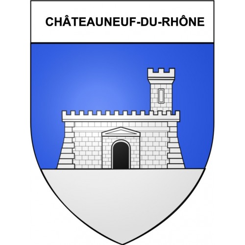 Châteauneuf-du-Rhône 26 ville Stickers blason autocollant adhésif