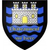 Châteauneuf-sur-Isère 26 ville Stickers blason autocollant adhésif