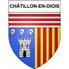 Châtillon-en-Diois 26 ville Stickers blason autocollant adhésif