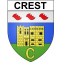 Pegatinas escudo de armas de Crest adhesivo de la etiqueta engomada