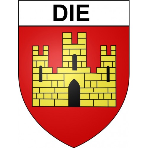 Die 26 ville Stickers blason autocollant adhésif