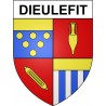 Dieulefit 26 ville Stickers blason autocollant adhésif