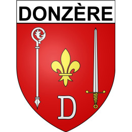 Donzère 26 ville Stickers blason autocollant adhésif