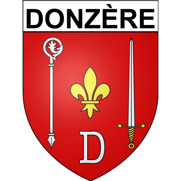 Donzère 26 ville Stickers blason autocollant adhésif