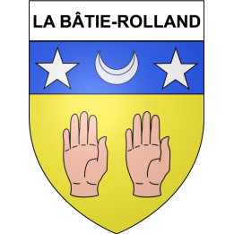 La Bâtie-Rolland 26 ville Stickers blason autocollant adhésif