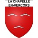 La Chapelle-en-Vercors 26 ville Stickers blason autocollant adhésif