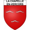 La Chapelle-en-Vercors 26 ville Stickers blason autocollant adhésif