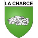 La Charce 26 ville Stickers blason autocollant adhésif