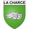 La Charce 26 ville Stickers blason autocollant adhésif