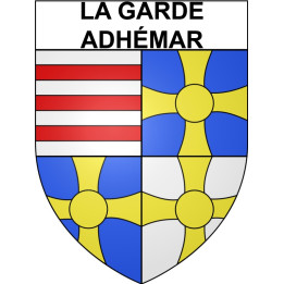 La-Garde-Adhémar 26 ville Stickers blason autocollant adhésif