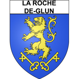 La Roche-de-Glun 26 ville Stickers blason autocollant adhésif