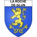 La Roche-de-Glun 26 ville Stickers blason autocollant adhésif