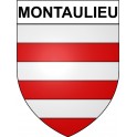 Montaulieu 26 ville Stickers blason autocollant adhésif