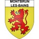Omps Sticker wappen, gelsenkirchen, augsburg, klebender aufkleber