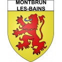Montbrun-les-Bains 26 ville Stickers blason autocollant adhésif