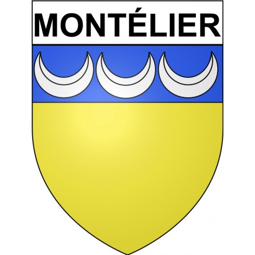 montelier 26 ville Stickers blason autocollant adhésif