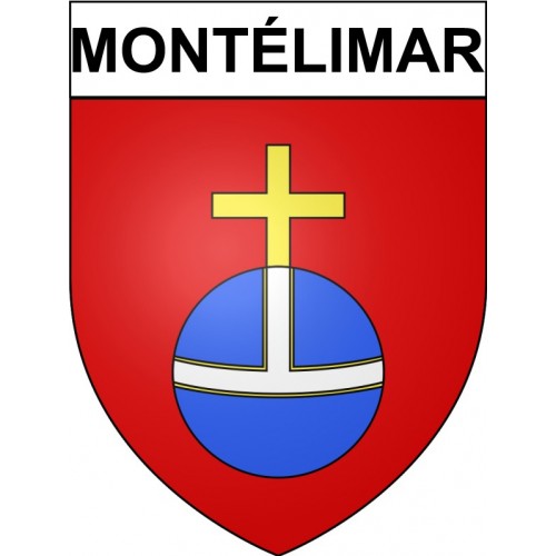 Montélimar 26 ville Stickers blason autocollant adhésif