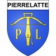 Pierrelatte 26 ville Stickers blason autocollant adhésif