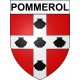 Pommerol 26 ville Stickers blason autocollant adhésif