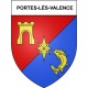 portes-les-valence 26 ville Stickers blason autocollant adhésif