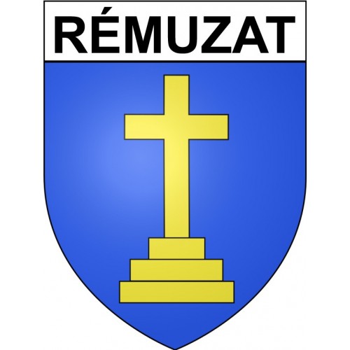 remuzat 26 ville Stickers blason autocollant adhésif