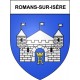 Romans-sur-Isère 26 ville Stickers blason autocollant adhésif