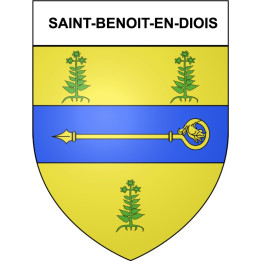 Saint-Benoit-en-Diois 26 ville Stickers blason autocollant adhésif