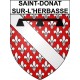 Saint-Donat-sur-l'Herbasse 26 ville Stickers blason autocollant adhésif