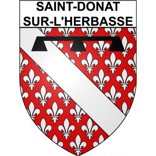 Saint-Donat-sur-l'Herbasse 26 ville Stickers blason autocollant adhésif
