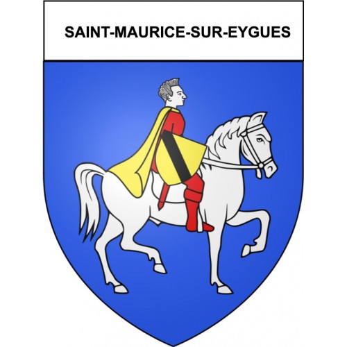 Saint-Maurice-sur-Eygues 26 ville Stickers blason autocollant adhésif
