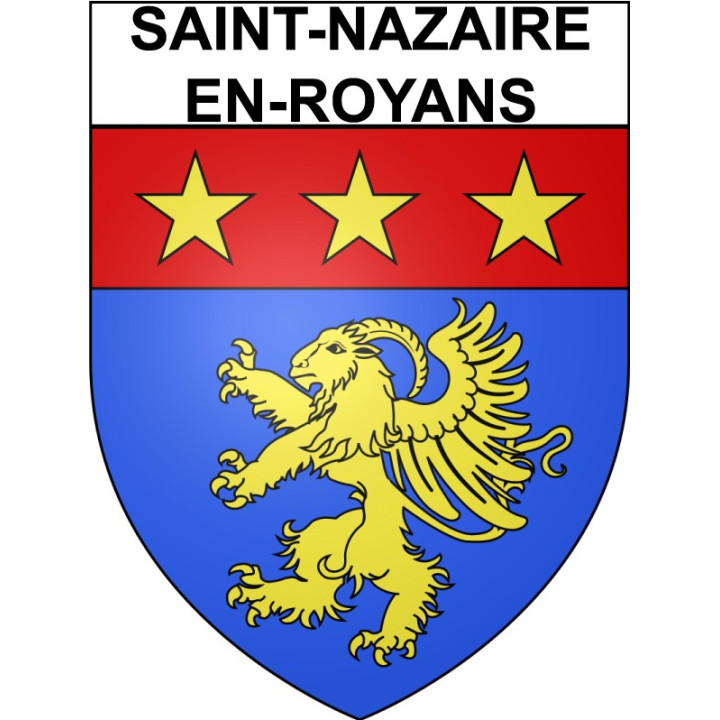 Saint-Nazaire-en-Royans 26 ville Stickers blason autocollant adhésif