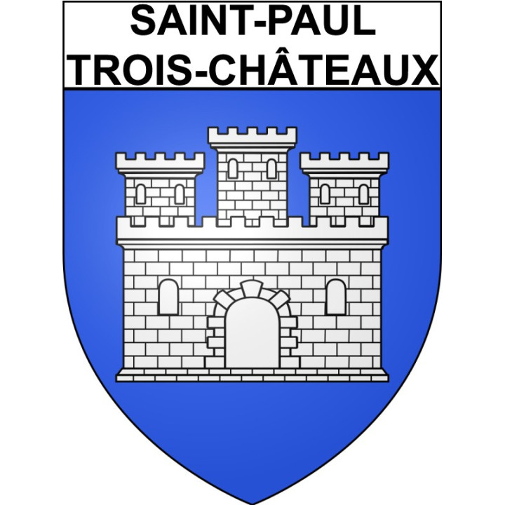 Saint-Paul-Trois-Châteaux 26 ville Stickers blason autocollant adhésif