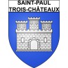 Saint-Paul-Trois-Châteaux 26 ville Stickers blason autocollant adhésif