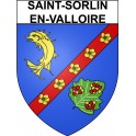 Saint-Sorlin-en-Valloire 26 ville Stickers blason autocollant adhésif