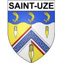 Saint-Uze 26 ville Stickers blason autocollant adhésif