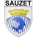 Sauzet 26 ville Stickers blason autocollant adhésif