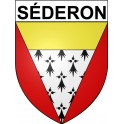 Séderon 26 ville Stickers blason autocollant adhésif